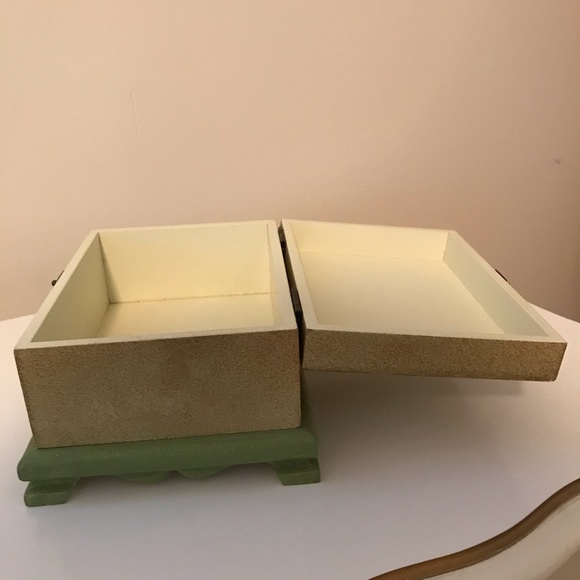 Decoline Botanical/Floral Wooden Trinket Box Decor/Desk/Bookshelf Organization - Picture 7 of 8